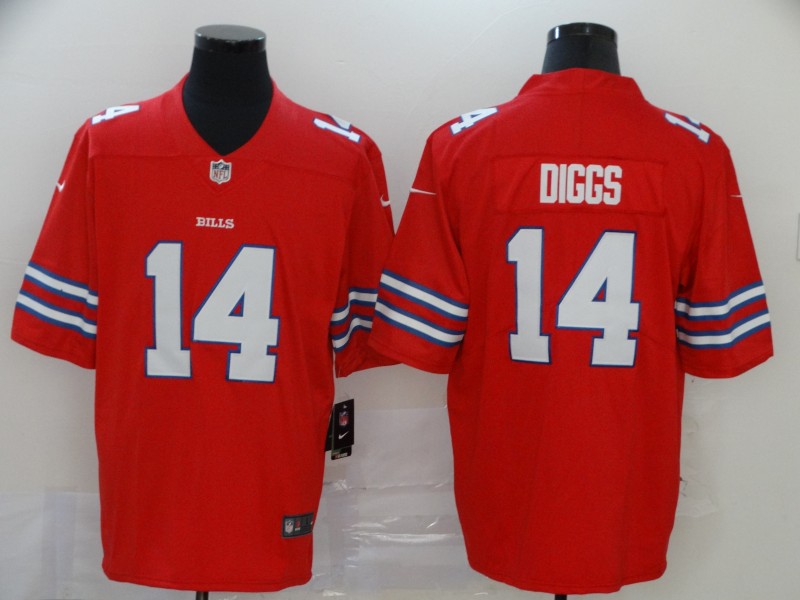 Men Buffalo Bills 14 Diggs red Vapor Untouchable Limited Player NFL Jersey